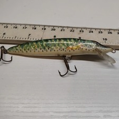 TOP QUALITY,OLD SCHOOL,DAM- FLOATING PIKE MINNOW-PIKE,PERCH FISHING LURE