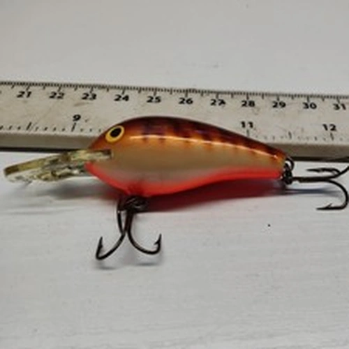 RARE,VINTAGE,RAPALA- FAT RAP FR-5 FINLAND -SALMON,PIKE FISHING LURE