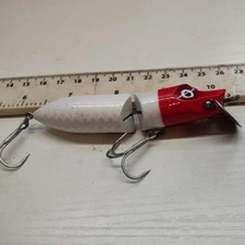 TOP QUALITY,OLD SCHOOL,ABU GARCIA-JOINTED HI-LO--TROUT,PIKE,SALMON FISHING LURE.