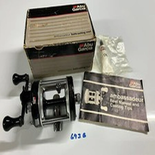 Abu Garcia Ambassadeur 6001 C Left Hand Multiplier Bait Casting Fishing Reel