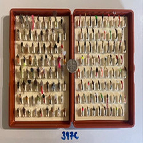 Fox Box Fly Box Salmon Colour With Nymphs & Buzzer Flies 136 Trout Fly Fishing