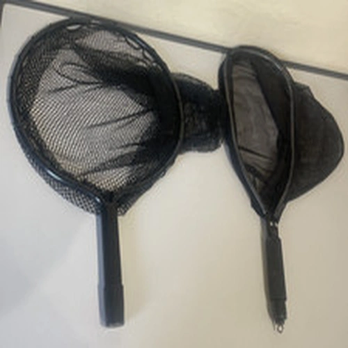Metal Pan Net 15" x1 Metal Scoop Net 16" x1 Fly Fishing Nets Material Netting