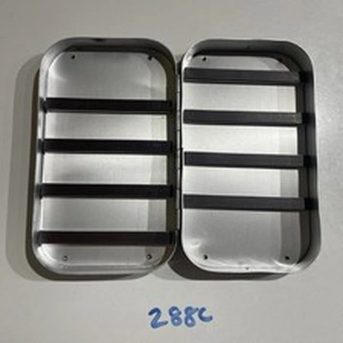 Richard Wheatley Vintage Fly Box With 8 Magnetic Strips Fly Fishing