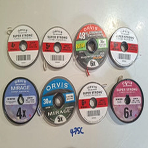 Orvis Tippet Job Lot 4X 5X 6X Super Strong Mirage Mixed Fluorocarbon Nylon x8