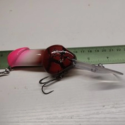 UNUSUAL,OLD SCHOOL,BANSHEE-DEEP DIVER--BASS,PIKE FISHING LURE