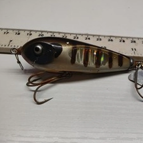 RARE,,OLD SCHOOL,B.P. BAITS-14TH SPECIAL--BASS ,SEA ,PIKE FISHING LURE
