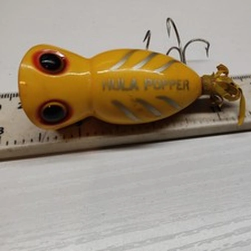 TOP QUALITY,OLD SCHOOL,FRED ARBOGAST-HULA POPPER- BASS,TROUT FISHING LURE