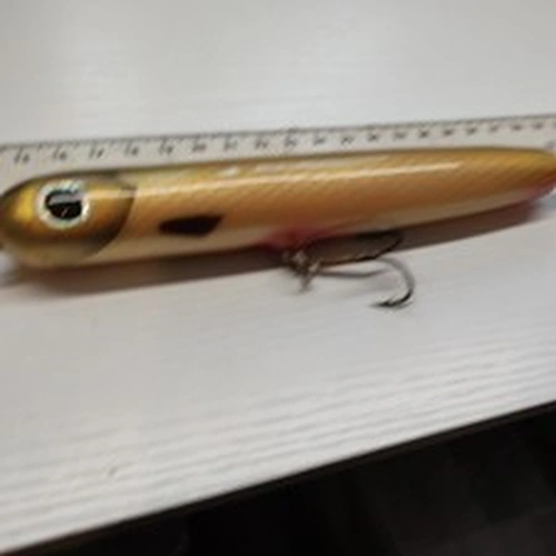 RARE,TOP QUALITY,LARGE,CUSTOM-TOP WATER PENCIL- SEA, BASS FISHING LURE