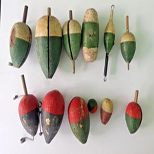 Vintage Pike Fishing Floats, bungs x 12