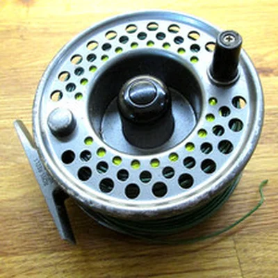 ROSS FLYCAST 4 FLY REEL Made in USA Limited Use 3.75" Diameter 1" Drum With Line