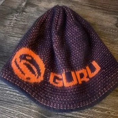 Guru Skull Cap Black / Orange Beanie One-Size