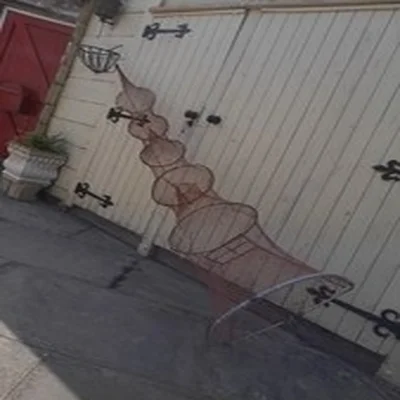 Fyke net, eel trap, professionally made, will catch crayfish and other fish.