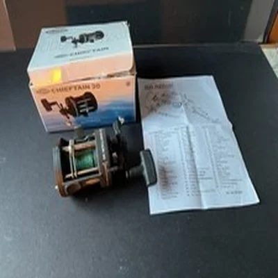 Boxed Fladen Chieftain 30 Multiplier Fishing Reel with Level Wind