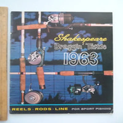 Vintage 1963,  Shakespeare Fishing Tackle Catalogue Rods, Reels, Lures