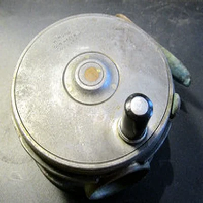 RARE Vintage H. MONK of Chester (Gunmaker) 3.25" Alloy FLY REEL, SEE DESCRIPTION