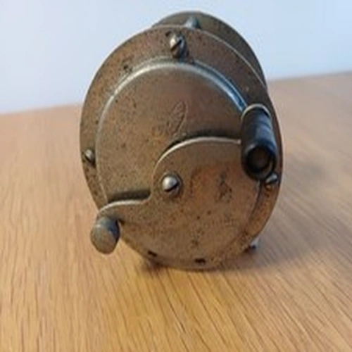 VINTAGE ‘CIRCLE’ STAMPED 2 5/8” DIAMETER FLY REEL -MADE IN JAPAN