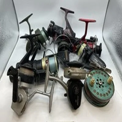 Vintage Collection Of Fishing Reels Shakespeare, Camaro, Mitchell Etc 