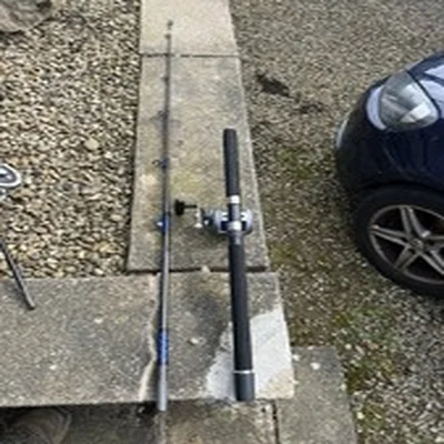 Fishing Boat Rod And Multiplier Reel