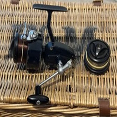 Garcia Mitchell 410 Classic Reel & Spare Spool, Made in France, Excellent