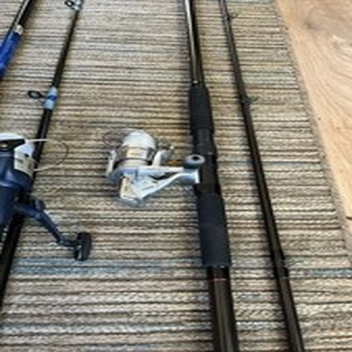 Diawa Vulcan X Beach caster And Shakespeare Reel