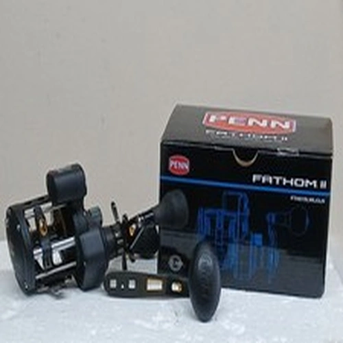 Penn Fathom II Level Wind, Line Counter 15 Size Reel VGC Left Hand Wind