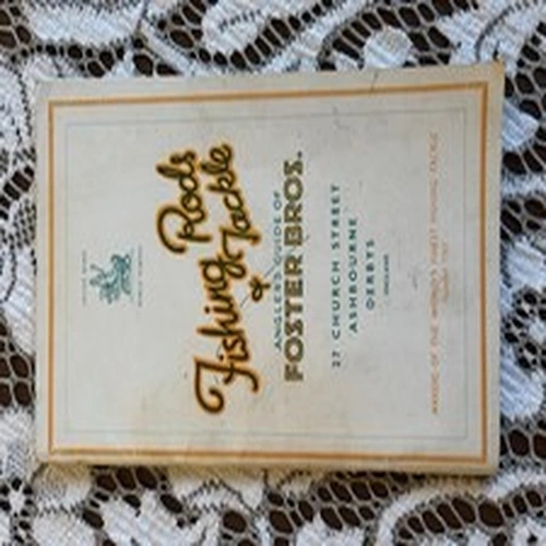 Vintage Foster Bros  Anglers Rods And Tackle Guide Book.