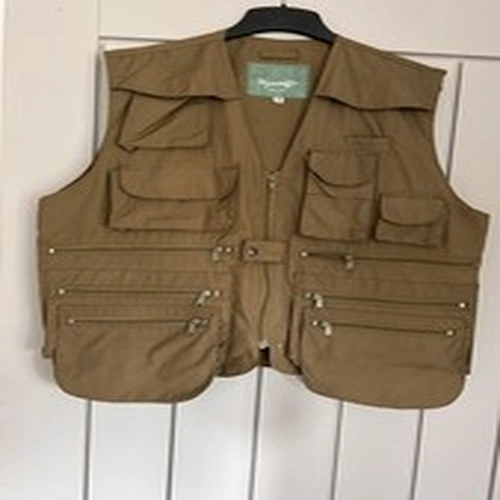 Wynnster Fishing Vest Khaki  Size Medium