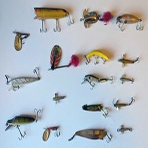 Selection of lures and spinners