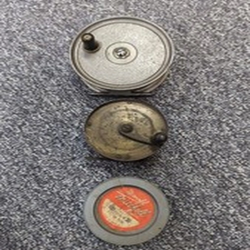 Vintage Fishing Reels J W Young & Sons Condex, Milwards, & Monofil 7 1/2 Lb Line