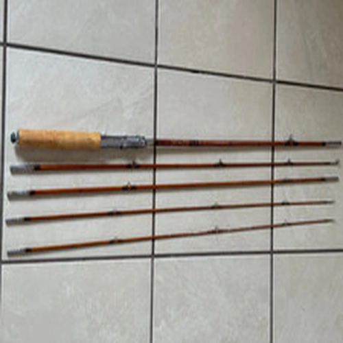 Vintage 1960s Japan Split Cane Combi-Rod 5ft 6in Spinning Rod or 8ft Fly Rod