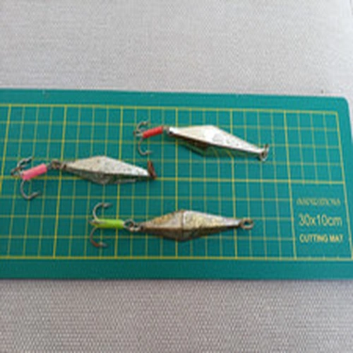 3 ABU SWEDEN PRISMA JIGGING LURES/ PIRKS