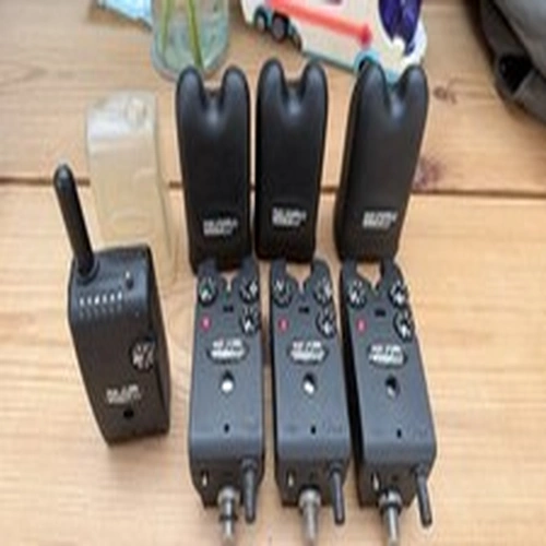 Delkim TXI Plus Bite Alarms Red LED Set with RX Pro Receiver & Hard Cases