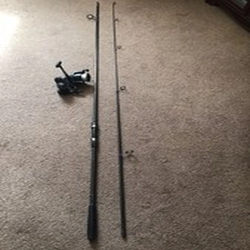 shimano 12 foot carp rod and shimano 6010 reel 