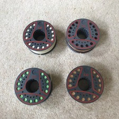 4  Spare Spools for Leeda LC80 Fishing Reel With Line4