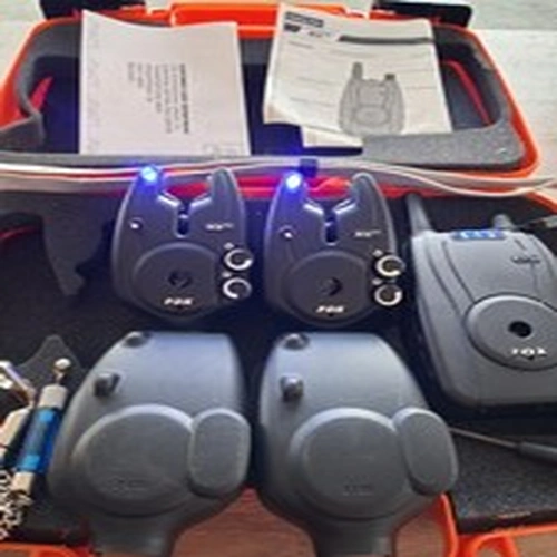 FOX MXR+ BITE ALARM SET WITH RECEIVER MIDNIGHT BLUE + FREE HANGERS 💙 MINT COND!