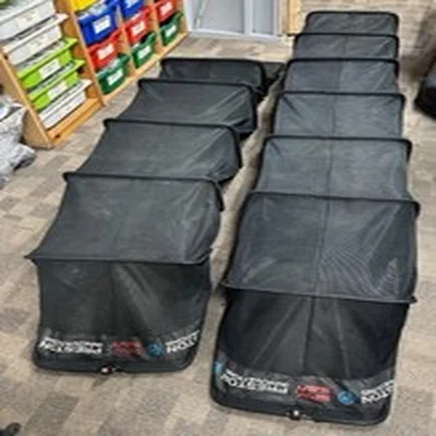 Preston's Innovation's Space Saver Keep Nets x 2. BOTH IN GOOD CONDITION NO RIPS