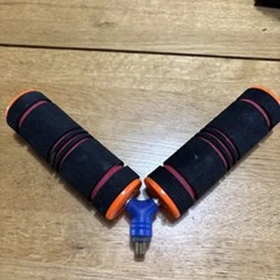 2x 4" Pole Roller Rest Fishing Tackle Rod Pole Holder Carp Coarse 10 cm