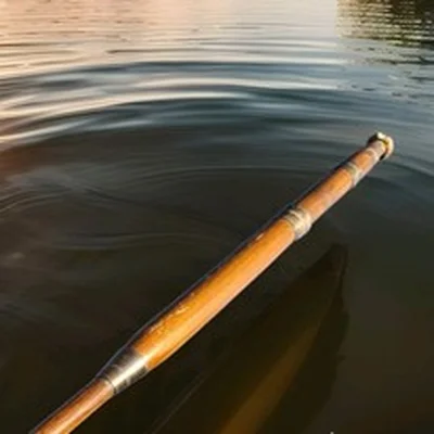 Antique Fly Fishing Rod ( By D Crockart Stirling ) 3 Piece 12ft Greenheart & Bag