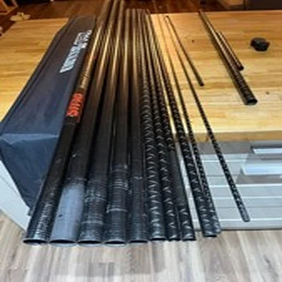 A stunning century Excalibur pole , this is the 11mt plus version.