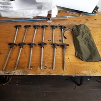 12 Fishing Bivvy Pegs Used And New