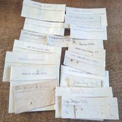 JOB LOT OF EIGHTEEN VINTAGE EMPTY FORREST OF KELSO FLY ENVELOPES