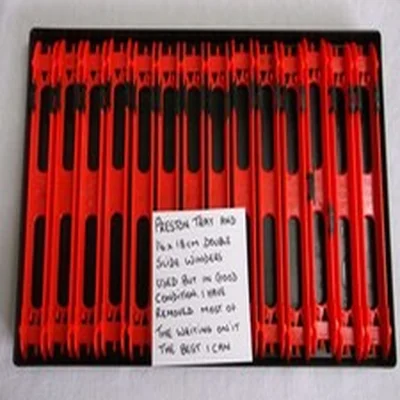 PRESTON TRAY AND 14  X  18CM WINDERS 1N RED