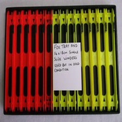 FOX TRAY AND 14  X  18CM PRESTON WINDERS