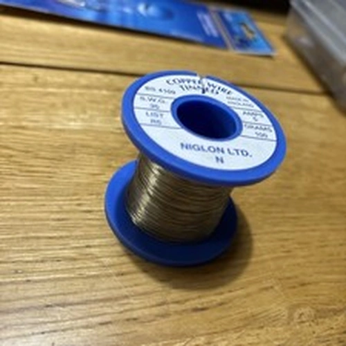 Niglon Copper Wire Tinned SWG 35. 5 Amp.