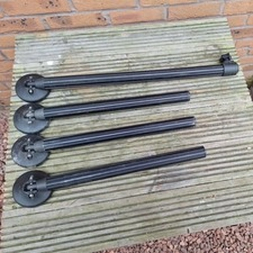 RIVE ALUMINIUM 36mm Legs (3 x 500mm 1x 680mm) inc footplates