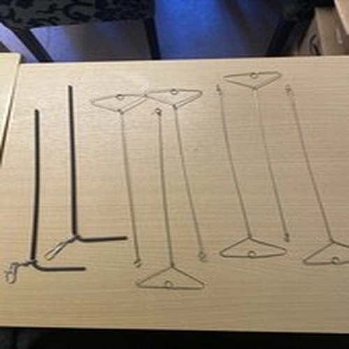 Fishing Booms x 6 10”Stainless Steel 2 x 9” Plastic Booms Fishing Tackle