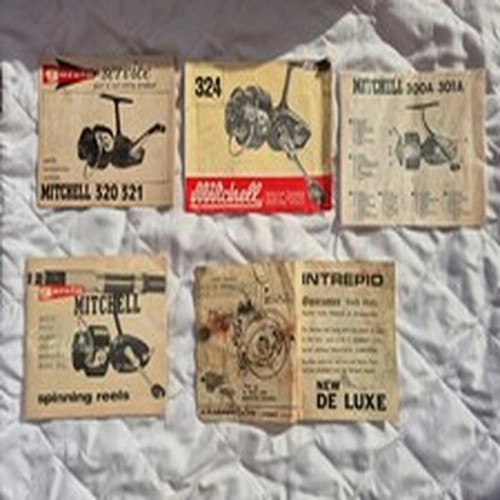 Mitchell Fishing Reel  Service Books Various Models