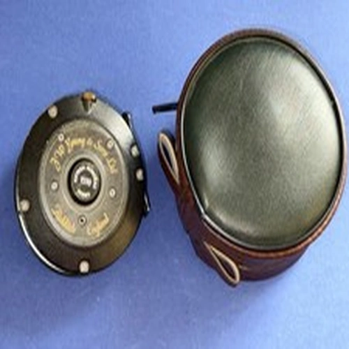 J W YOUNG MULTIPLIER FLY REEL 1510. WITH REEL CASE