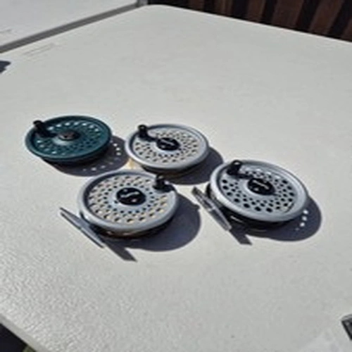 Vintage Rimfly Fly Fishing Reels & Spare Spools Job Lot Trout  Reels Leeda