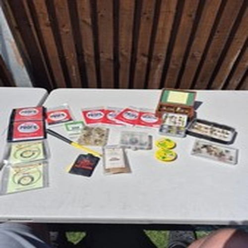 Large Fly Fishing Tackle Job Lot Flies Fly Boxes Hooks Leaders Richard Wheatley